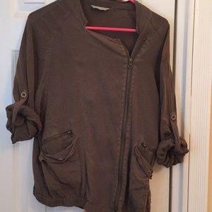 Army green light coat from Spain